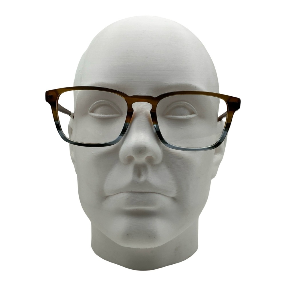 MV002 Nolan Brown Grey Fade Square Eyeglasses 56-20-145
